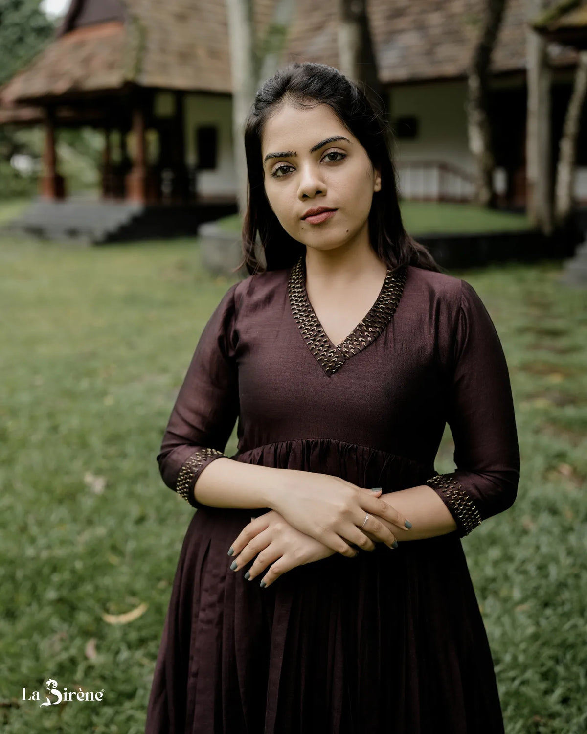 Handworked Pleated kurta