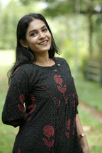 Designer Pleated Cotton Kurta