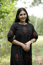 Designer Pleated Cotton Kurta