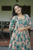 Designer Gathered Cotton Kurta
