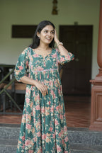 Designer Gathered Cotton Kurta