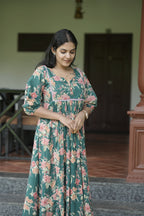 Designer Gathered Cotton Kurta