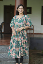 Designer Gathered Cotton Kurta