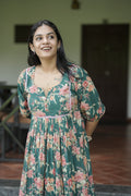 Designer Gathered Cotton Kurta