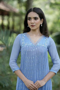 Handworked Pleated Kurta