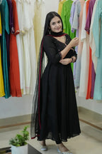 Handworked Panel Cut Kurta with Dupatta