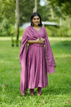 Handworked Panel Cut Kurta with Dupatta
