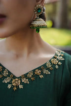 Handworked 3 Panel Kurta with Dupatta
