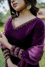 Handworked 3 Panel Kurta with Dupatta