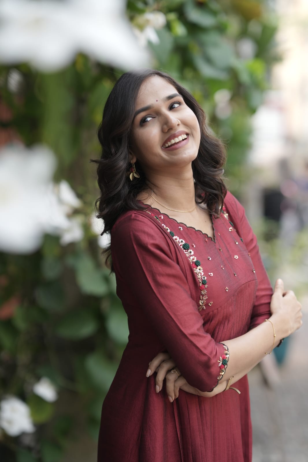 Handworked Pleated Kurta