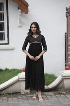 Handworked Pleated Kurta