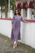 Handworked Pleated Kurta