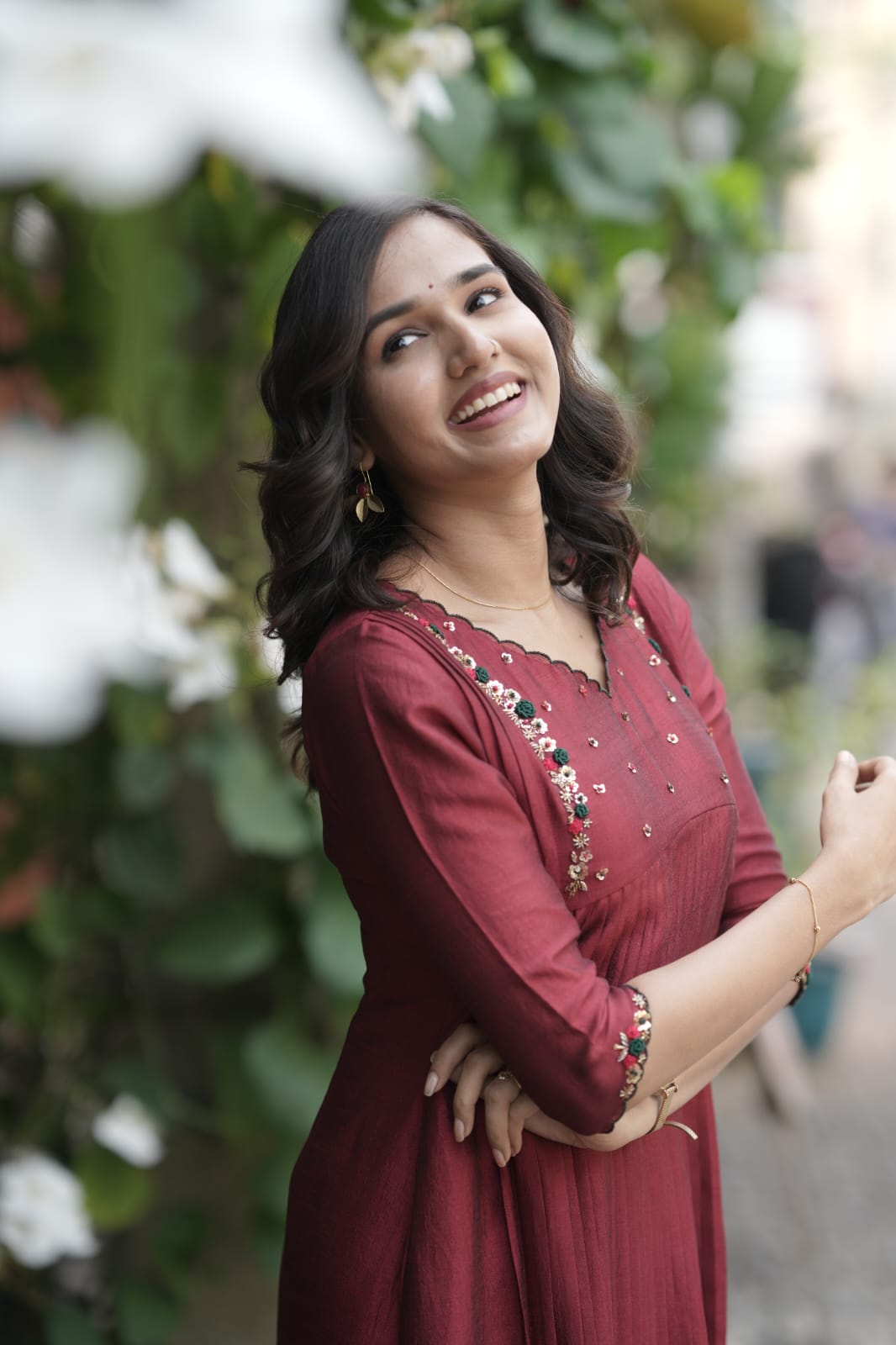 Handworked Pleated Kurta