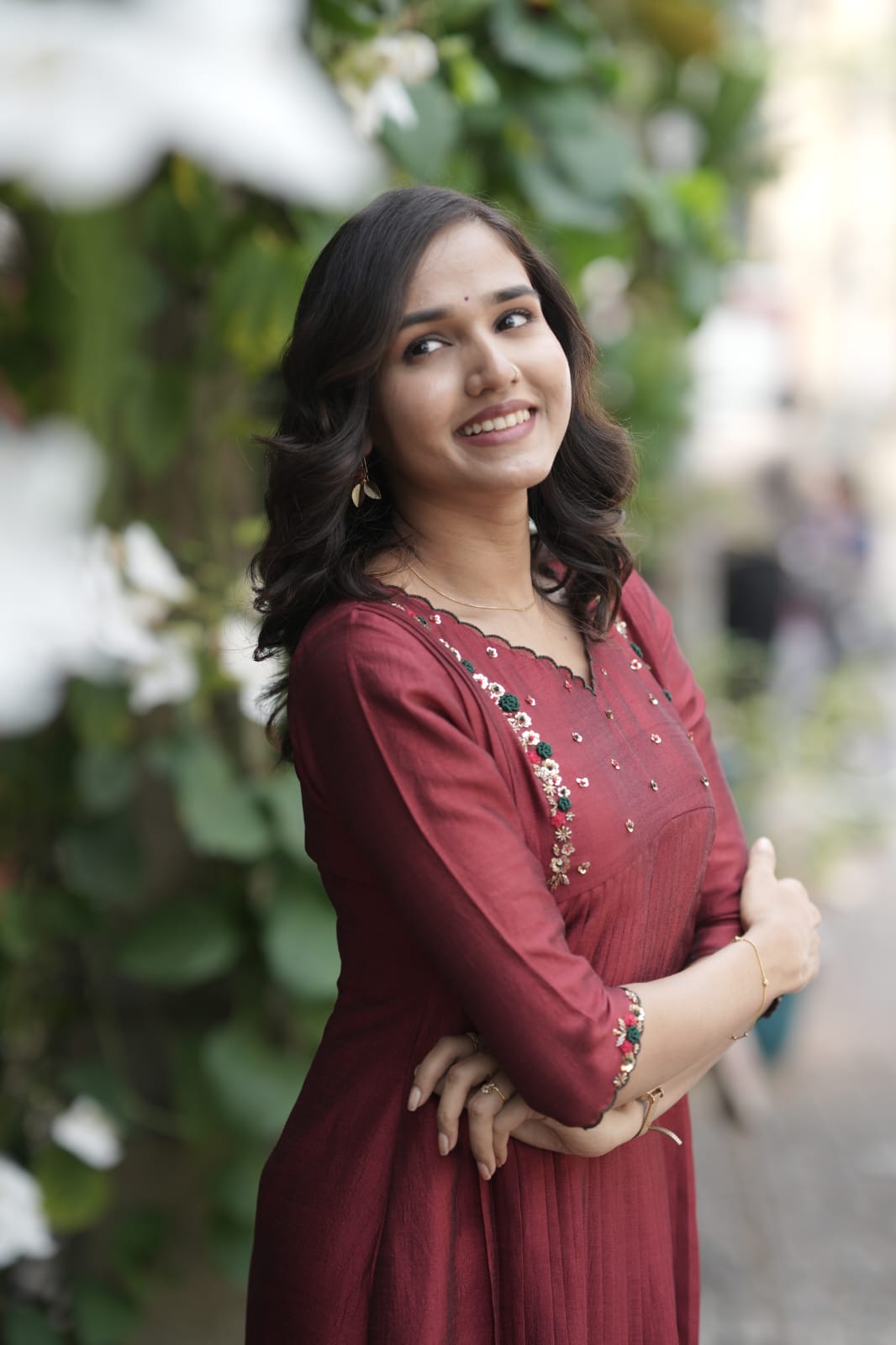 Handworked Pleated Kurta