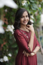 Handworked Pleated Kurta