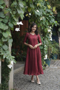 Handworked Pleated Kurta