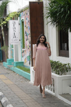 Handworked Pleated Kurta with Dupatta