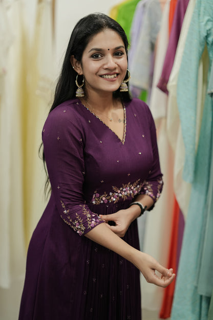 Handworked Pleated Kurta