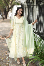 Handworked Designer Kurta with Dupatta