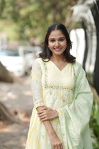 Handworked Designer Kurta with Dupatta