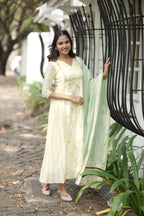 Handworked Designer Kurta with Dupatta