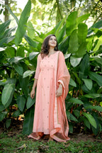 Handworked 3 Panel Kurta with Dupatta
