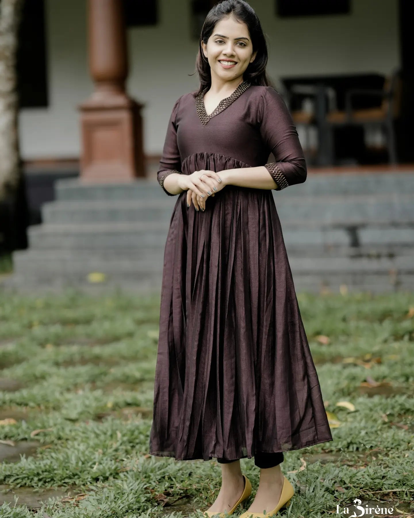 Handworked Pleated kurta