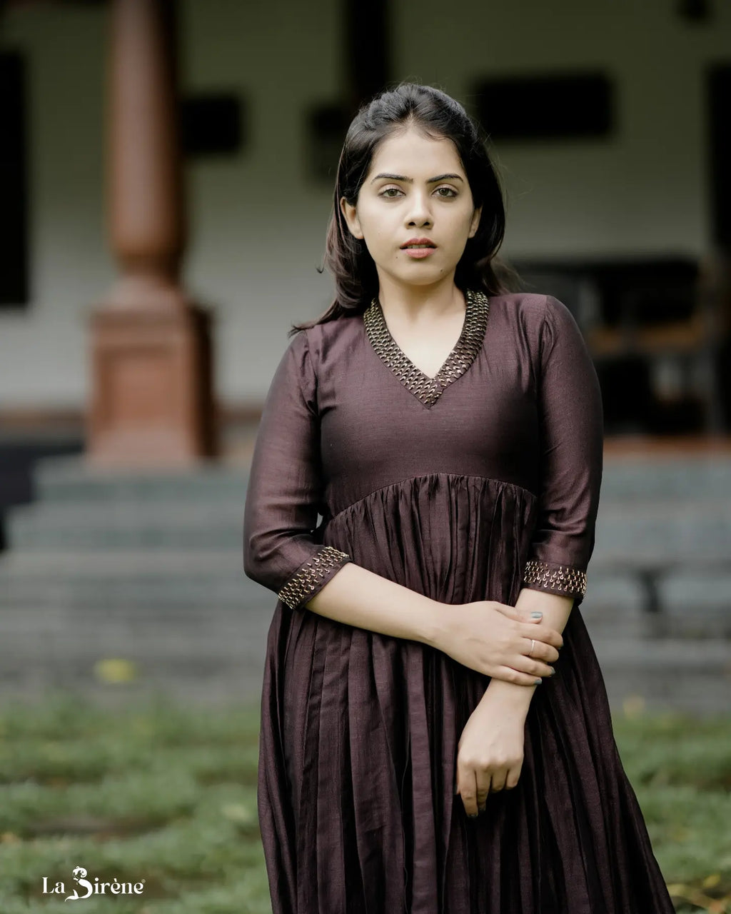 Handworked Pleated kurta