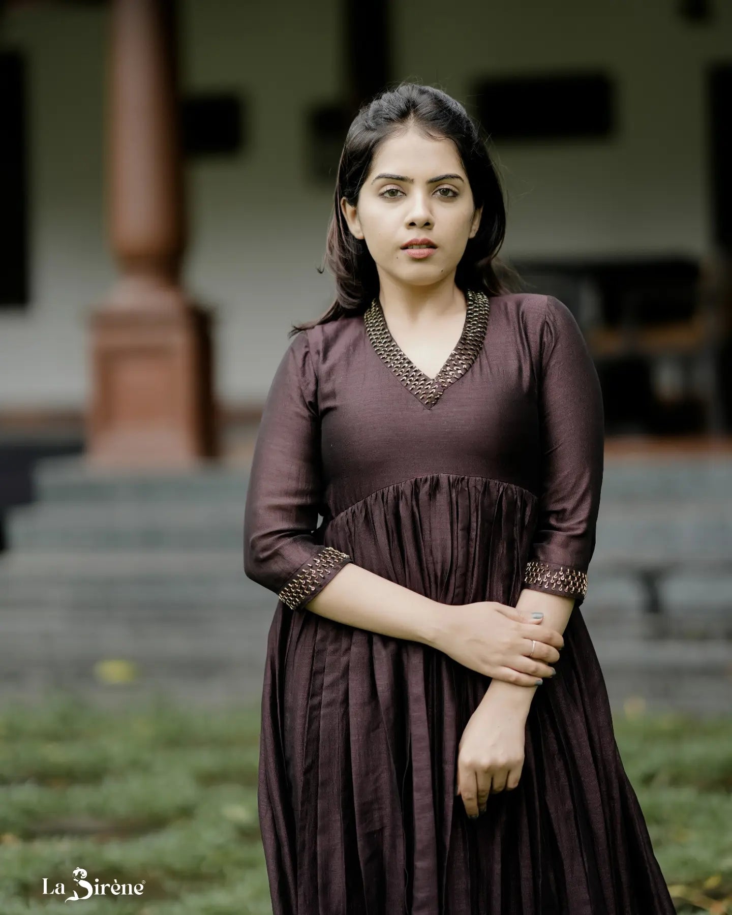 Handworked Pleated kurta
