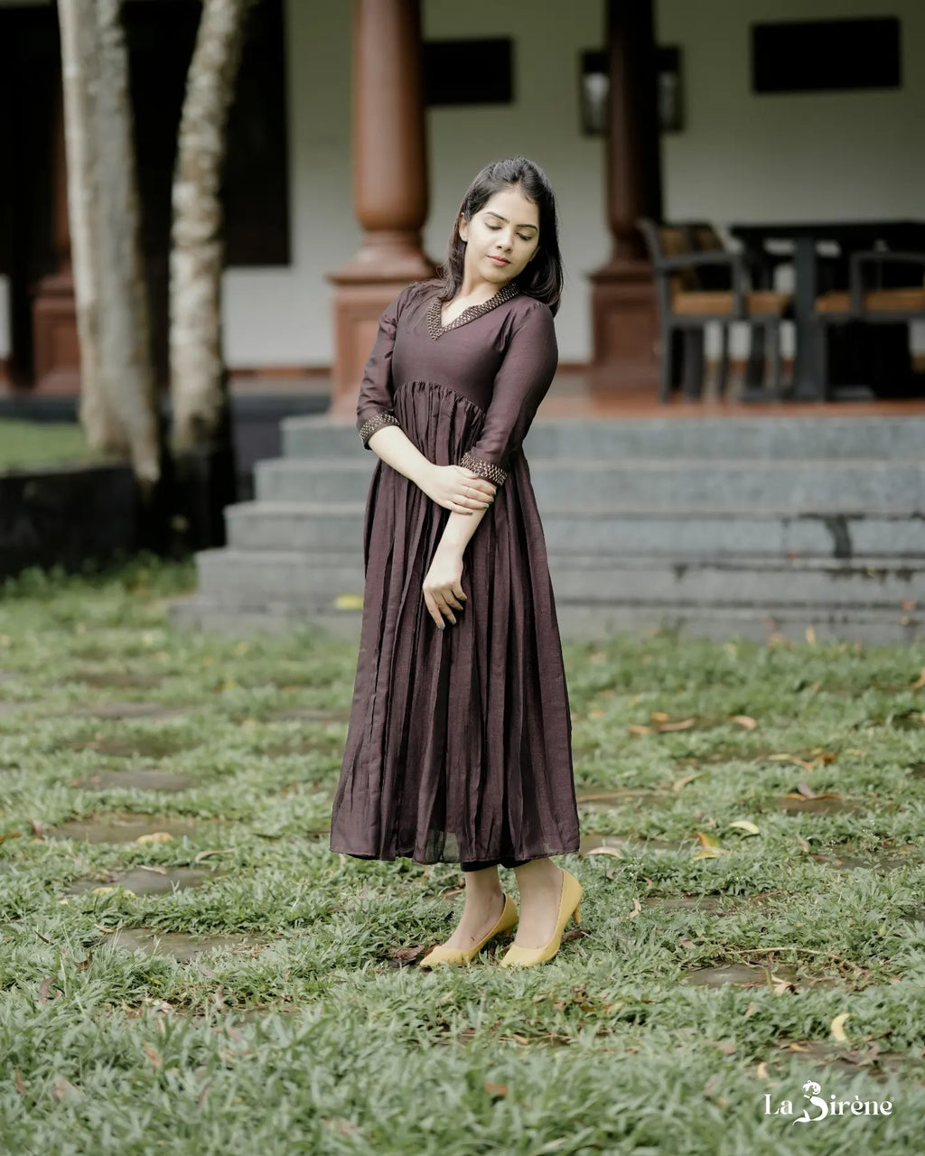 Handworked Pleated kurta