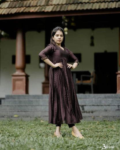 Handworked Pleated kurta