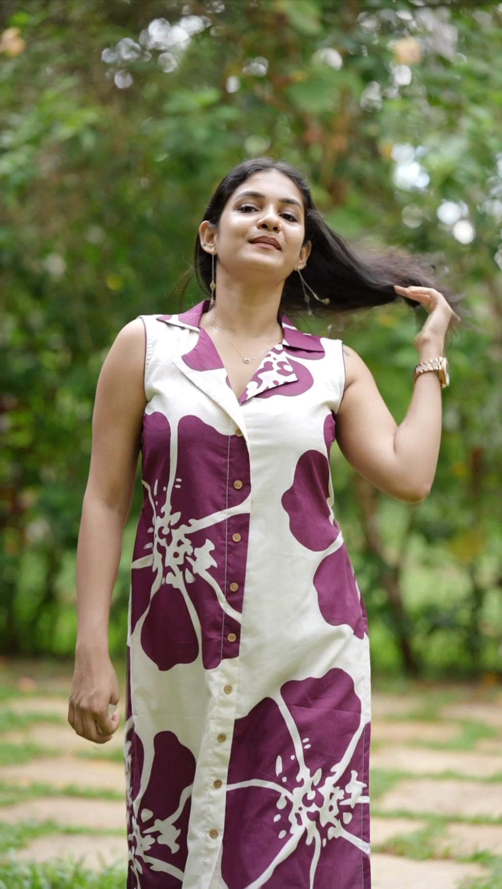 Sleeveless Cotton Kurta Set