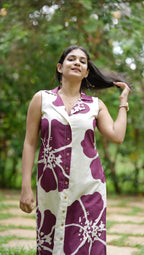 Sleeveless Cotton Kurta Set