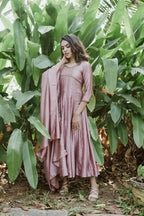 Handworked Panel Cut Kurta with Dupatta
