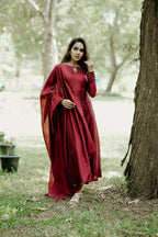 Handworked Panel Cut Kurta with Dupatta