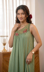 Handworked Designer Sleeveless Kurta