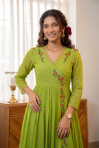 Handworked Pleated Kurta