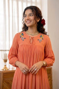 Handworked Pleated Kurta