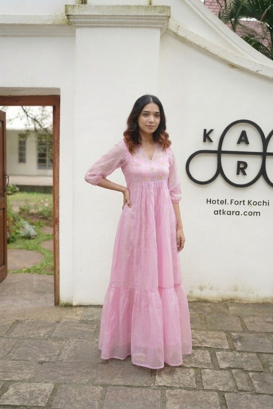Handworked Pleated Kurta