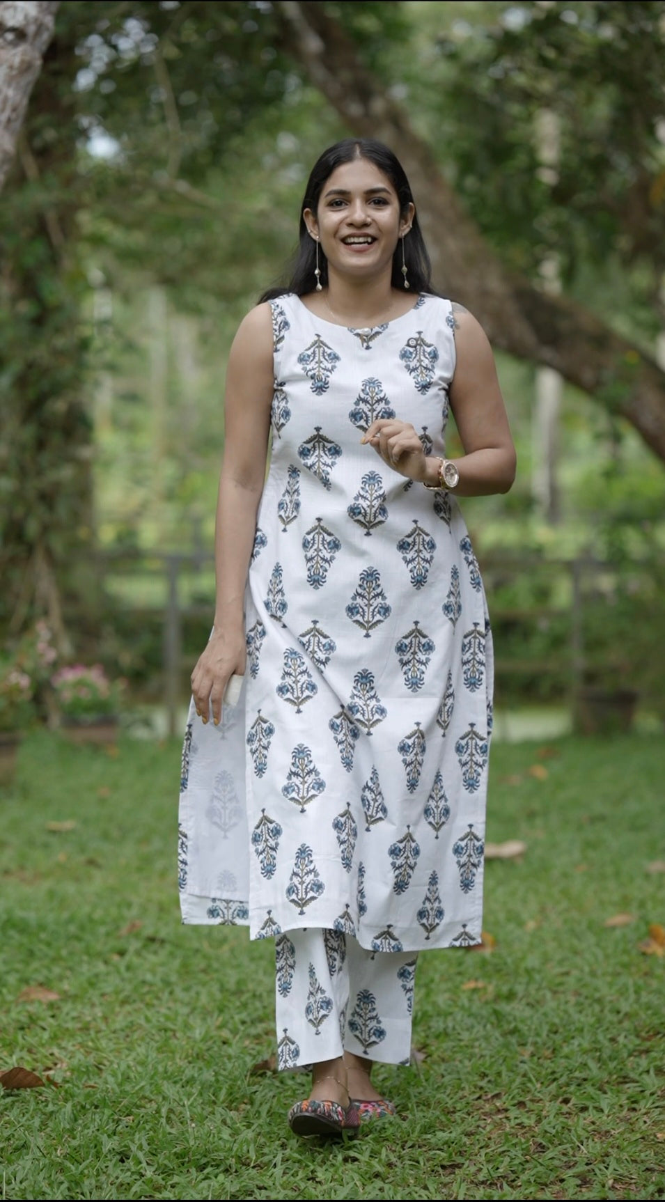 Designer A line Kurta with Bottom