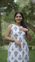 Designer A line Kurta with Bottom