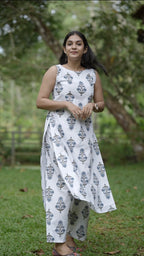 Designer A line Kurta with Bottom