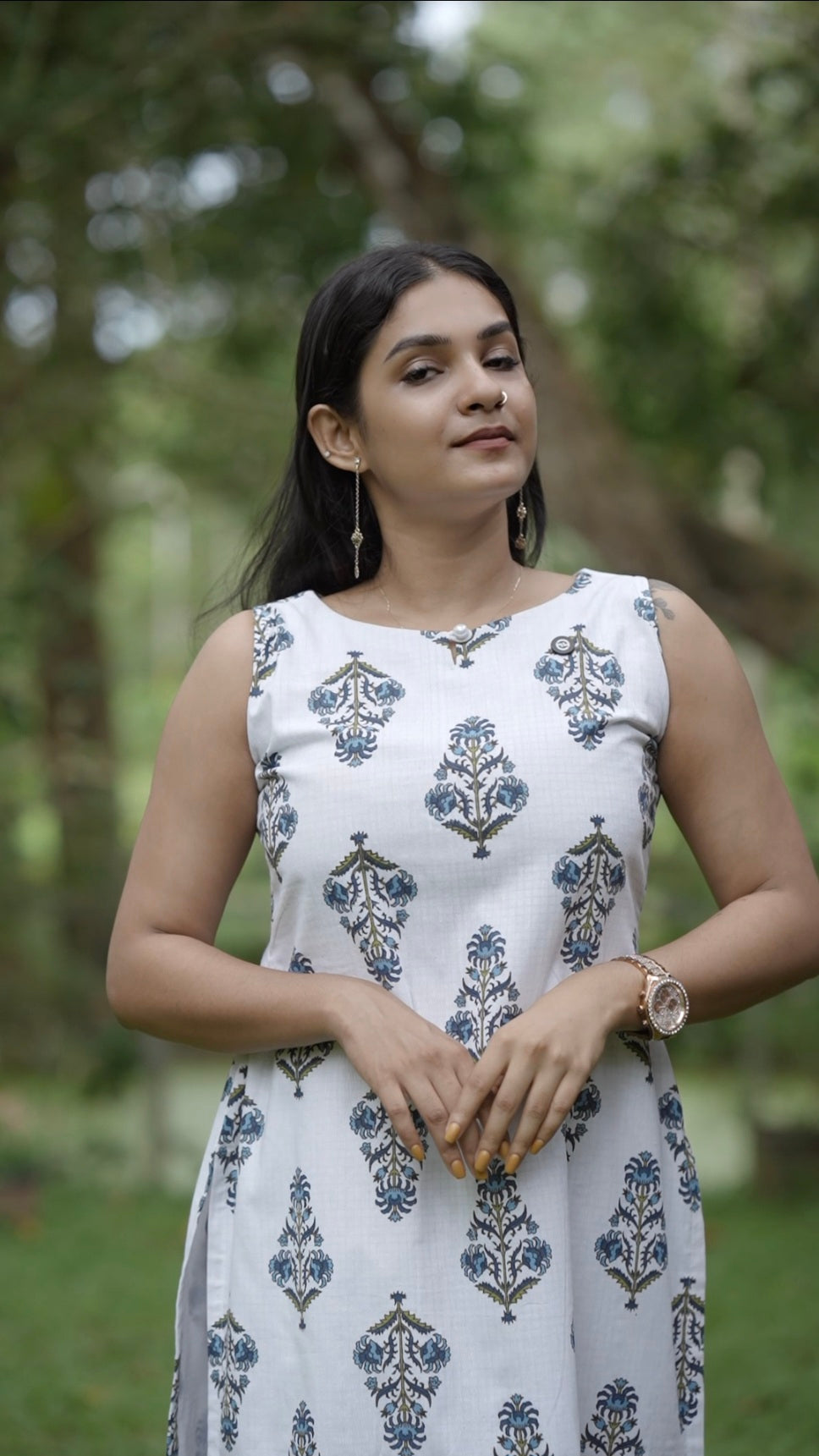 Designer A line Kurta with Bottom