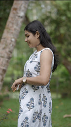 Designer A line Kurta with Bottom
