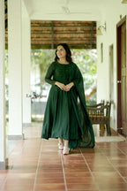 Handworked Panel Cut Kurta with Dupatta